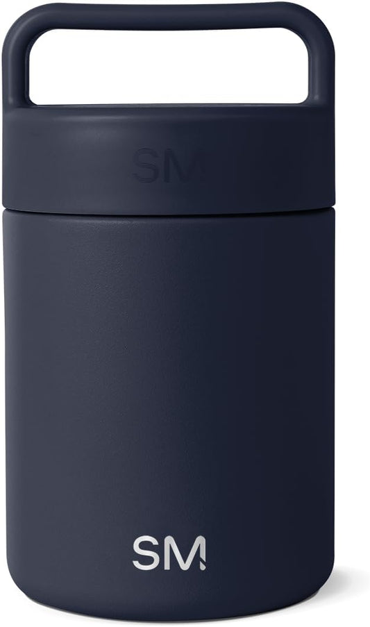 Simple Modern Food Jar for Hot Food | Reusable Stainless Steel Vacuum Insulated Leak Proof Lunch Storage for Smoothie Bowl, Soup, Oatmeal | Provision Collection | 12oz | Deep Ocean