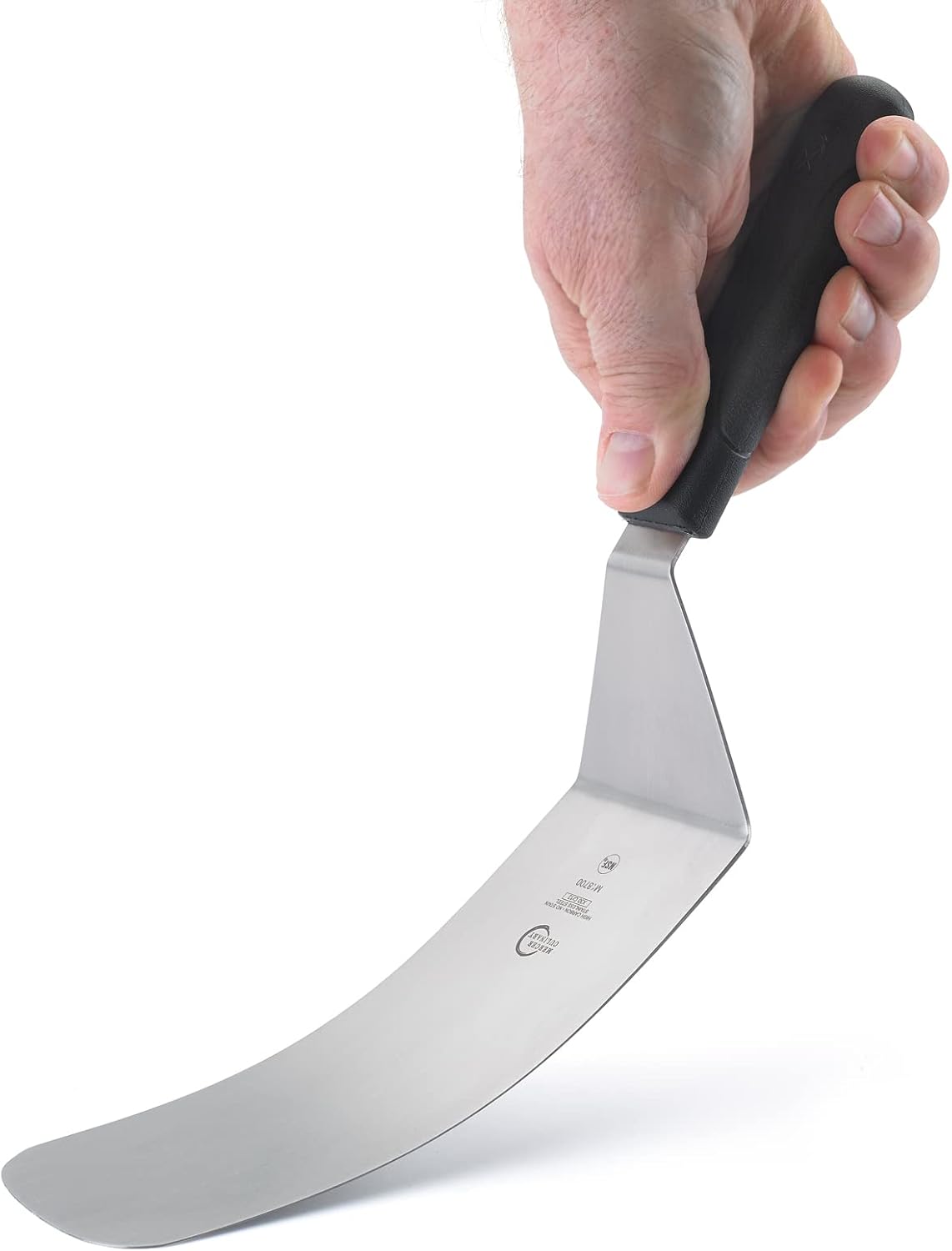 Mercer Culinary Millennia Turner/Spatula, 8 Inch x 3 Inch Blade, Black Handle
