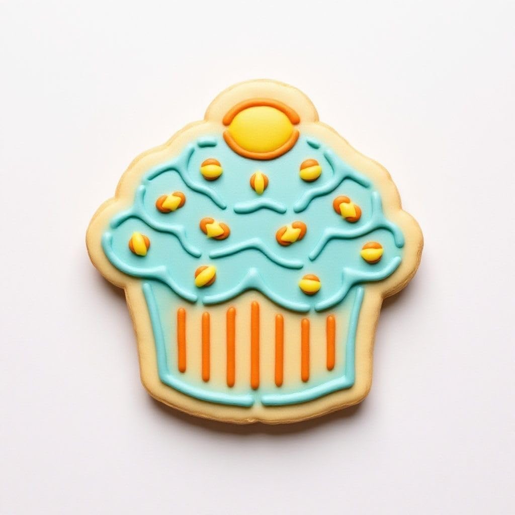 Cupcake Cookie cutter and stencil set Baking stencils and cutters bundle DIY bakery decorating kit Cookie cutter with stencils Icing stencil and cookie cutter combo (Cupcake)