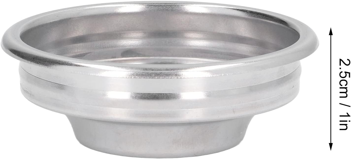 58mm Portafilter Filter Basket, 1 Cup Single Wall Coffee Maker Coffee Powder Filter, Porous Stainless Steel Coffee Filter for Extraction, Coffee Machine Accessories