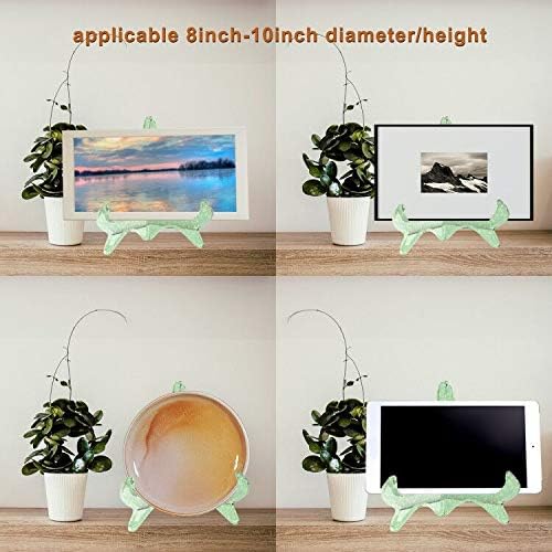 DILIBRA Display Stand Resin Mold Plate Stands for Display/Silicone Plate Holder for Epoxy Casting,Home Decoration,Pictures Frame, Fold-able Photo Frame,Artworks Display Holder,Resin Painting