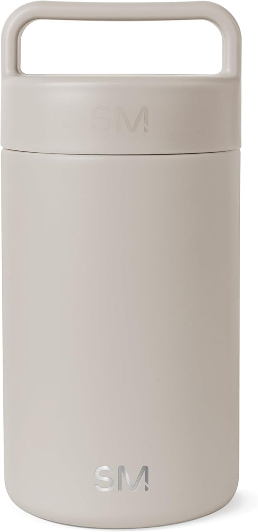 Simple Modern Food Jar for Hot Food | Reusable Stainless Steel Vacuum Insulated Leak Proof Lunch Storage for Smoothie Bowl, Soup, Oatmeal | Provision Collection | 16oz | Almond Birch