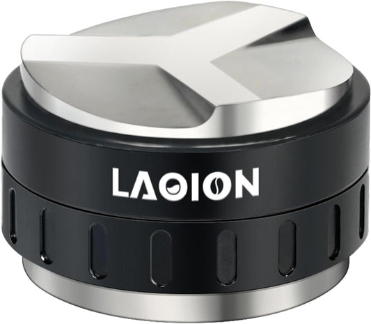 53.3mm Coffee Distributor and Tamper, Espresso Machine Accessories, Adjustable Depth Espresso Distribution Tool, Barista Grade Coffee Ground Leveling, Compatible with Breville 54mm Portafilter