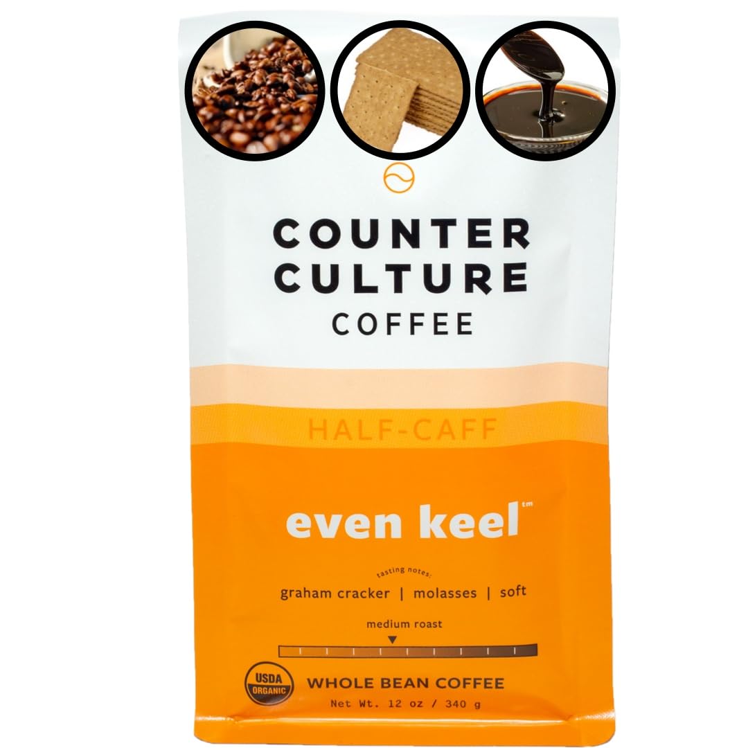 Counter Culture Coffee - Fresh Roasted Certified Organic Whole Bean Coffee (Kosher) (Even Keel)