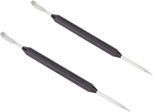 2PCS Latte Art Pen, Stainless Steel Latte Art Tools 2 Ends Coffee Art Pen Latte Pen Coffee Pull Needle Coffee Fancy Stitch Barista Tool Coffee Art Tools for Cappuccino Latte Espresso Decorating