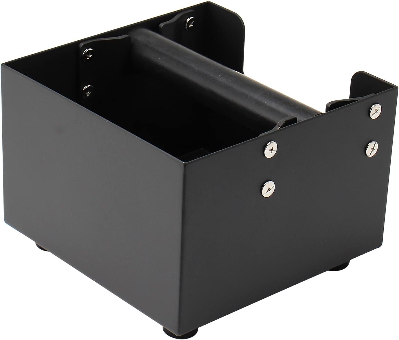 Espresso Knock Box, Stainless Steel Coffee Grind Knock Box Ground Waste Bin Container with Rubber Knocking Bar for Coffee Maker Machine