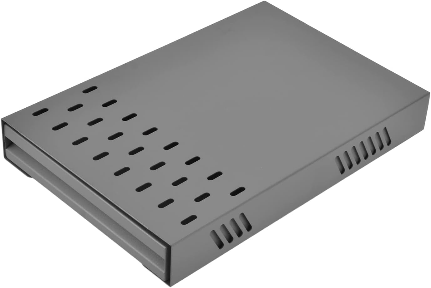 Espresso Coffee Knock Box Drawer Stainless Steel Detachable Coffee Knock Box with Rod Knock Box Tamping Station for Cafe Home(grey)