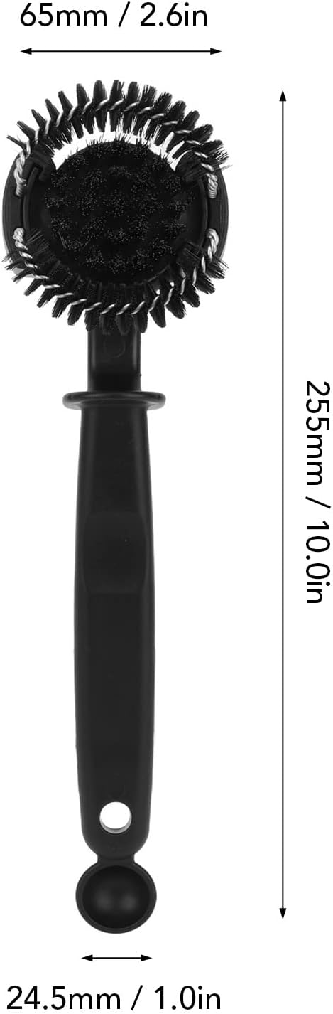 Espresso Machine Brush, Coffee Machine Brush Cleaner Removable Coffee Maker Espresso Group Round Brushes Barista Grinder Tools (51MM)