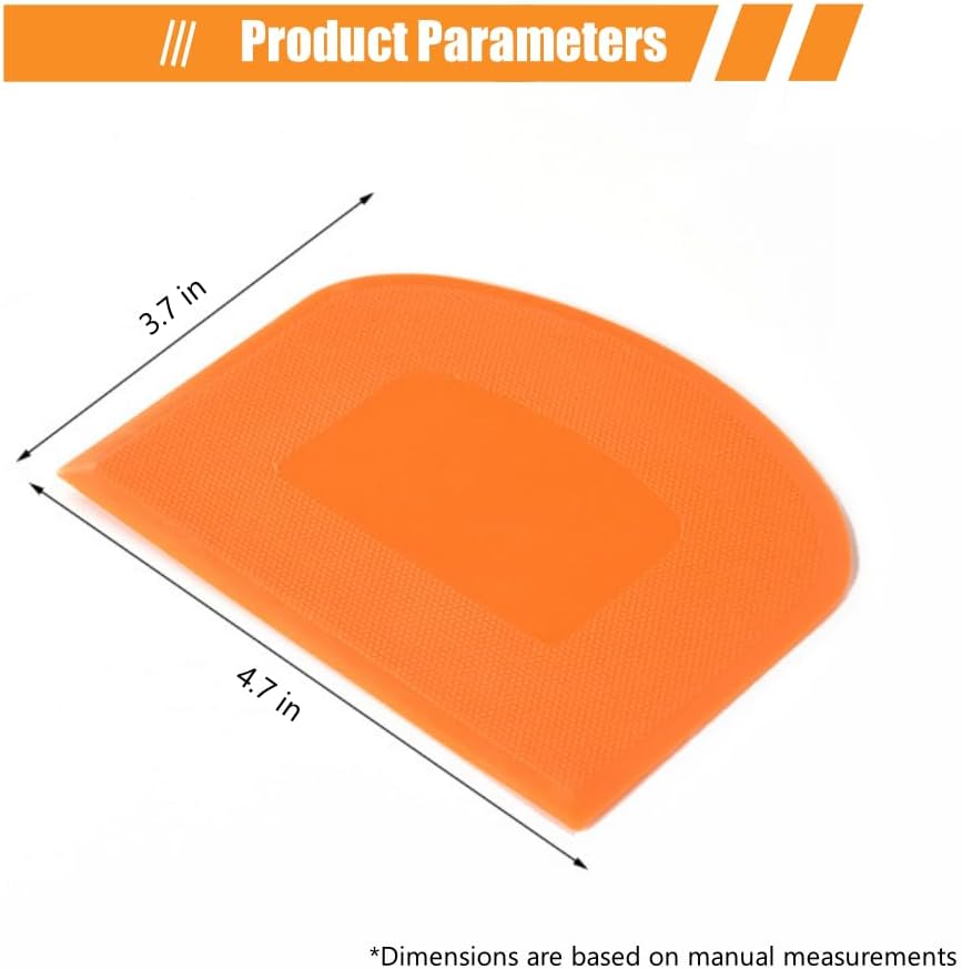 Bench Scraper, Dough Scraper, Bowl Scraper, Food Scraper Tool, Cake Scraper and Pastry Scraper, Baking Supplies Kitchen Gadgets