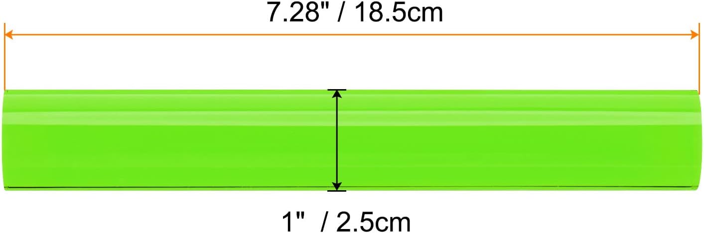 HARFINGTON Acrylic Clay Roller 7.28 Inch x 1 Inch Solid Non-Stick Plastic Round Tube Roller Polymer Clay Rod Fondant Rolling Pin for Shaping, Sculpting, Modeling DIY Crafts, Green