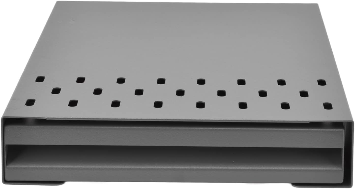 Espresso Coffee Knock Box Drawer Stainless Steel Detachable Coffee Knock Box with Rod Knock Box Tamping Station for Cafe Home(grey)