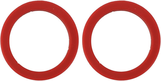 2PCS E61 Silicone Group Gasket, 8mm Group Kit Red Silicone Compatible withCoffee Machines Grouphead, Silicone Steam Grouphead Gasket Replacement