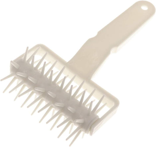 DOITOOL Punch Tool Pizza Dough Roller Docker Helps Cook Thin Crust Pizza Uniformly and Prevents Dough From Blistering Challah Bread Plastic Drum