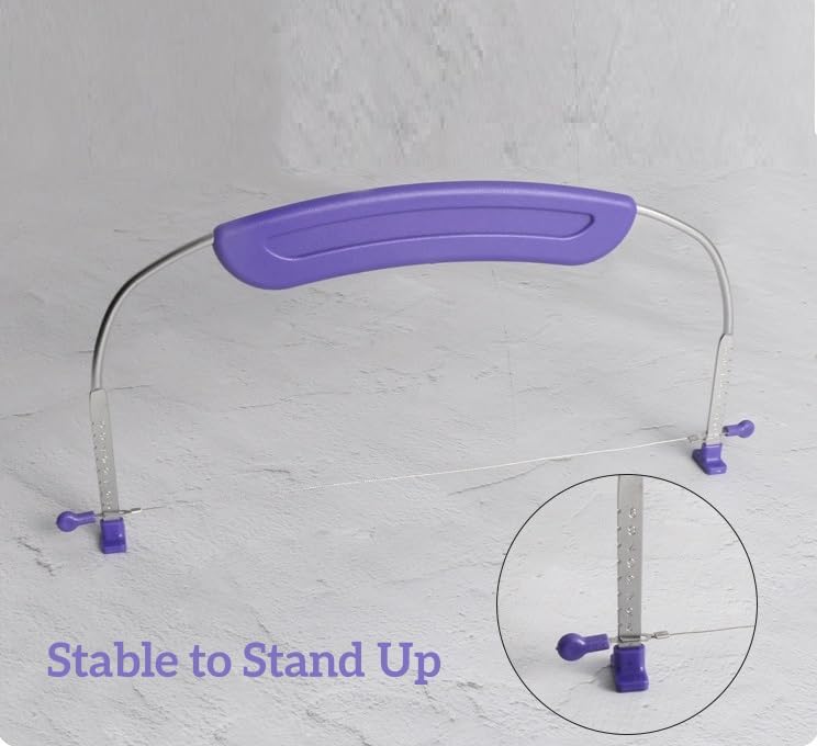 Adjustable Cake Leveler Cutter for Leveling Tops, Suitable for 10 Inch Cake, (purple Cake Leveler)
