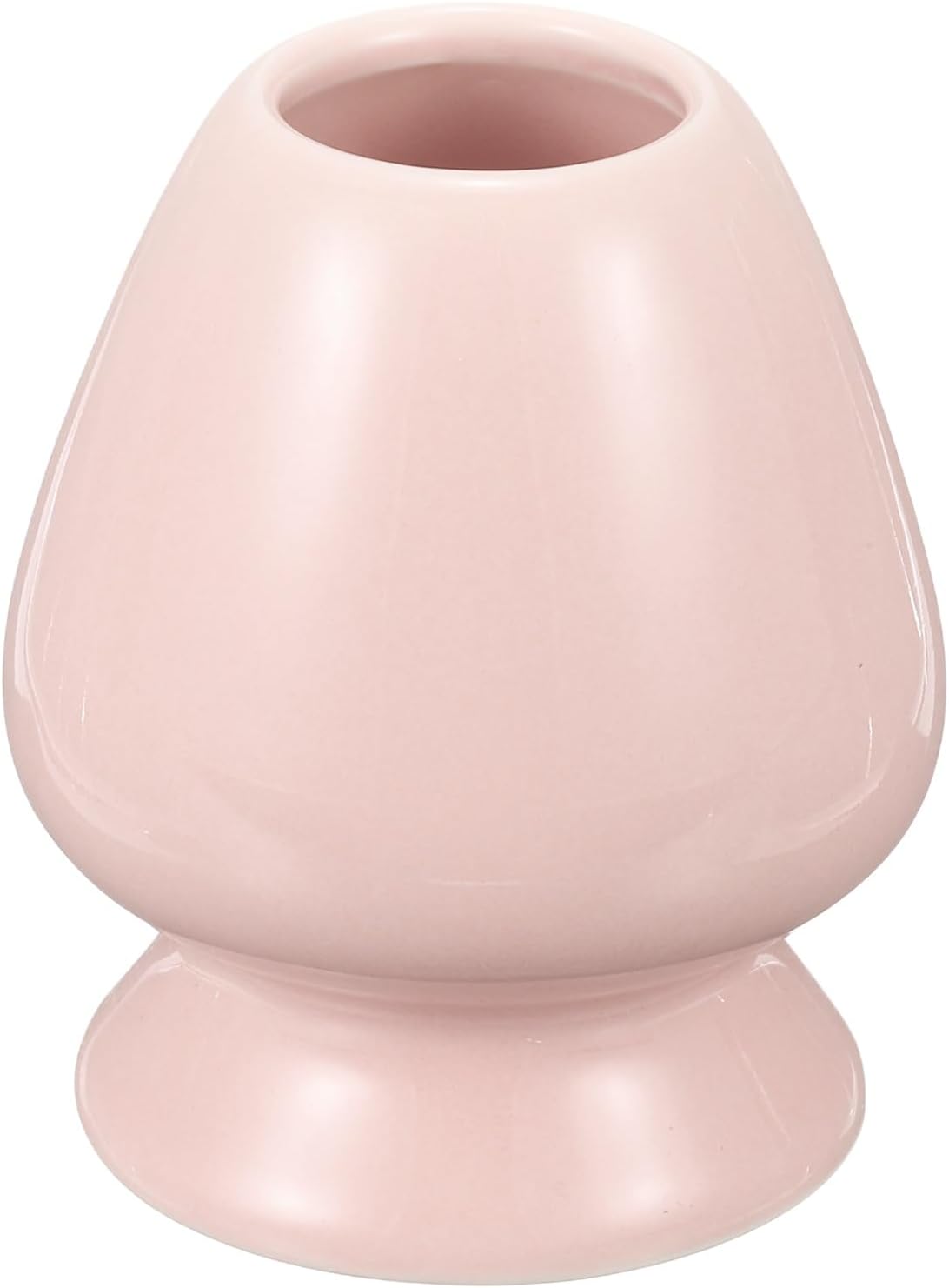 HARFINGTON Ceramic Chasen Stand 70mm Matcha Whisk Holder Teas Set Whisks Stand Traditional Matcha Tea Chasen Holder Tea Set Accessories for Tea Tasting, Pink