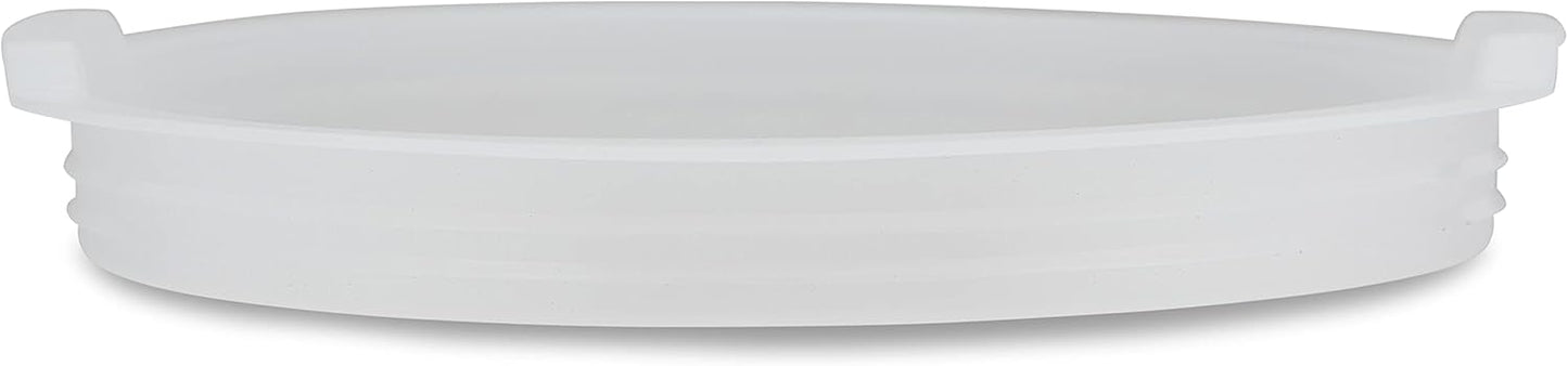 Cuisinart CTG-00-SMB Stainless Steel Mixing Bowls with Lids, Set of 3, Red