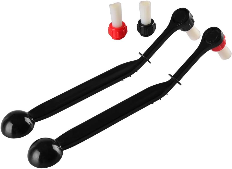 Espresso Machine Cleaning Brush Kit - CAFEMASY 2 Pieces Coffee Cleaning Brush with Spoon and 2 Pieces Detachable Brush Head for Coffee Grinder and Espresso Cleaning