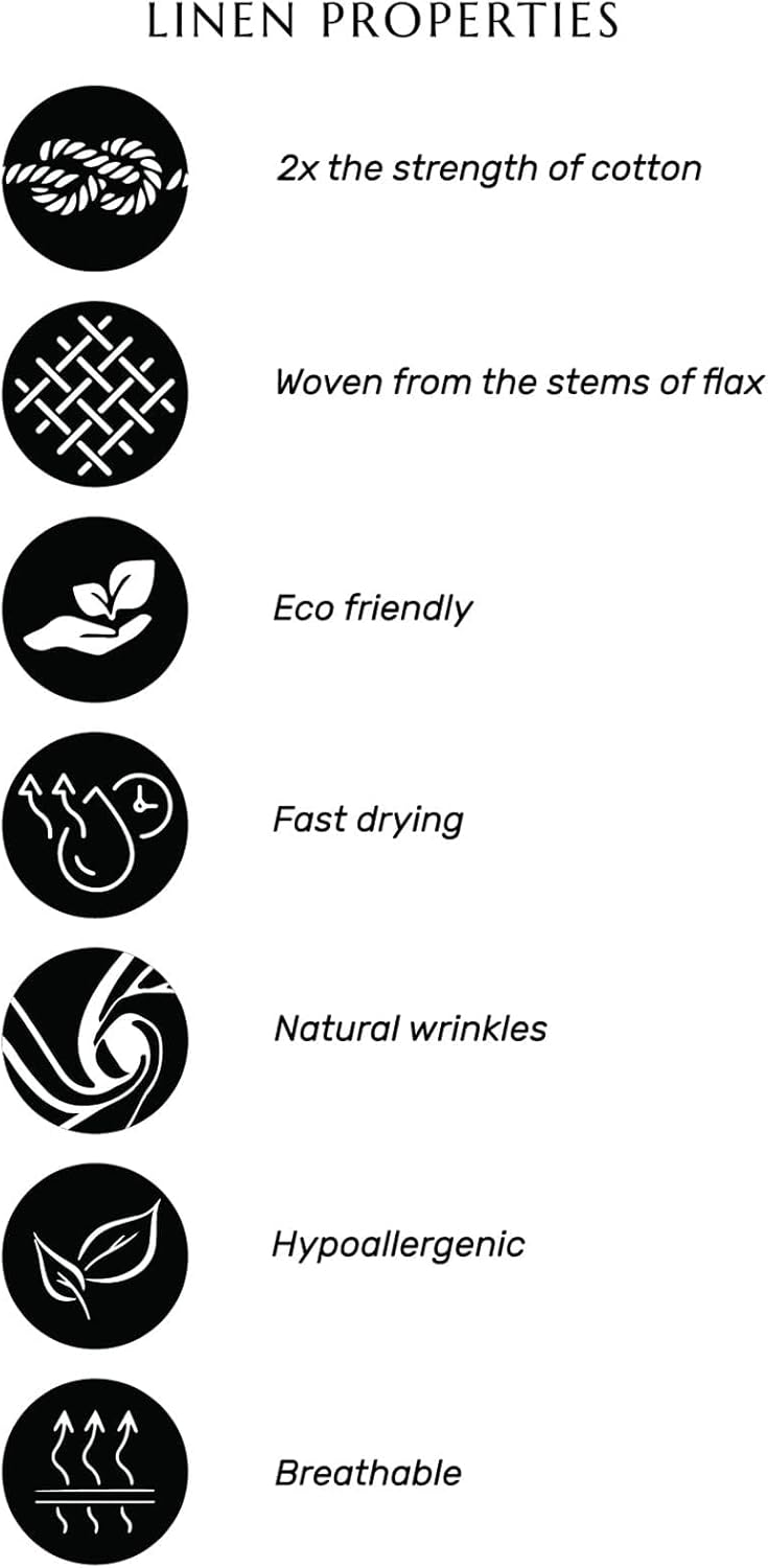 Solino Home Linen Kitchen Apron for Men & Women - Indigo Blue/Soft Grey Bib Apron with Front Pockets - Handcrafted from European Flax