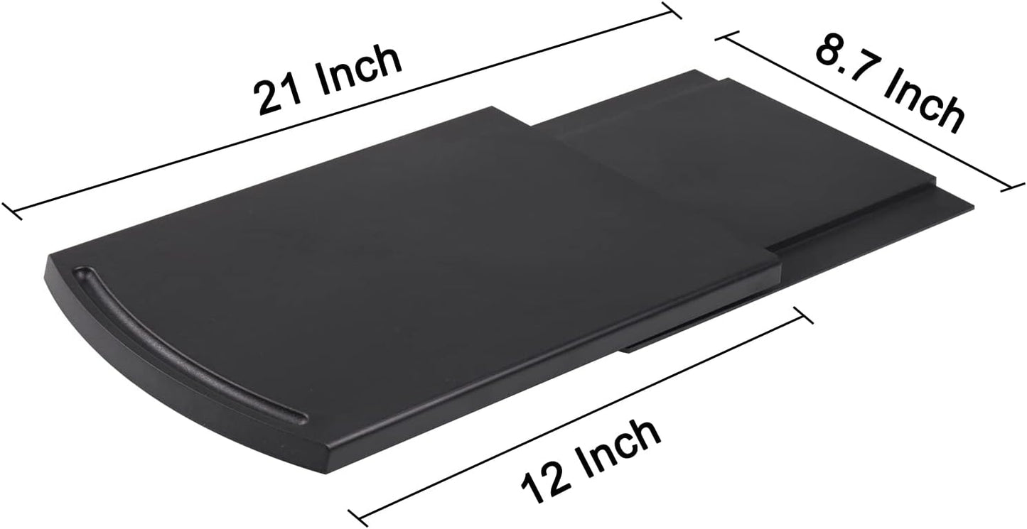 Bruvoalon Kitchen Appliance Sliding Tray, Slider for Coffee Pot, Coffee Maker, Toaster, KitchenAid Mixer, Blenders and Air Fryer, Coutertop with Rolling Wheels (1 Pack)