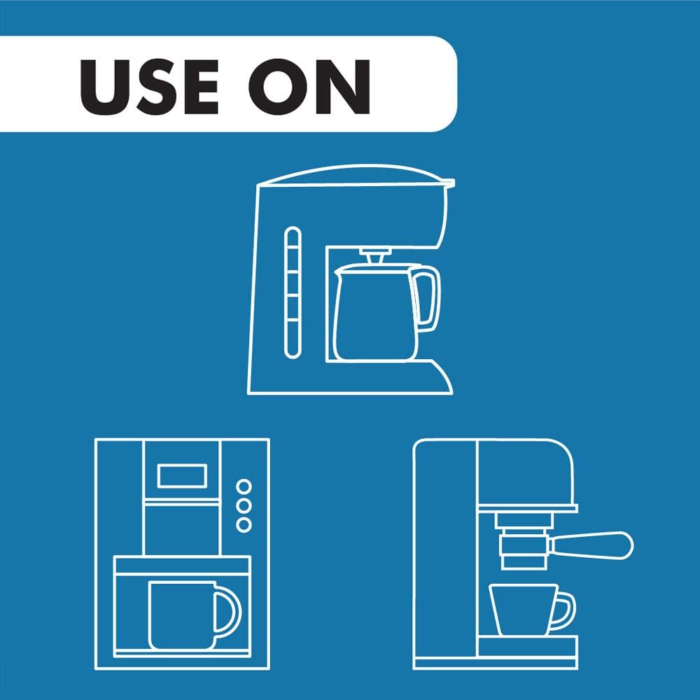 Descaler (2 Uses Per Bottle) - Universal Descaling Solution for Keurig, Nespresso, Delonghi and All Single Use Coffee and Espresso Machines - Made in the USA