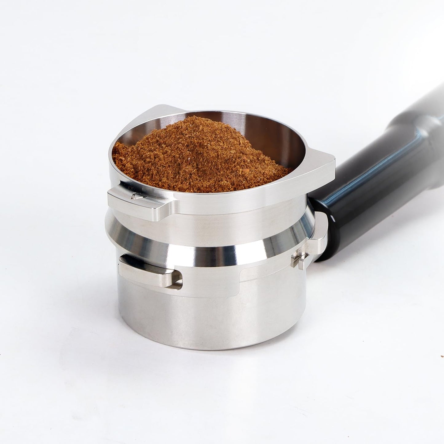 54mm Espresso Dosing Funnel,Hands-Free Espresso Funnel with Grinder Trigger for Breville Barista Portafilters