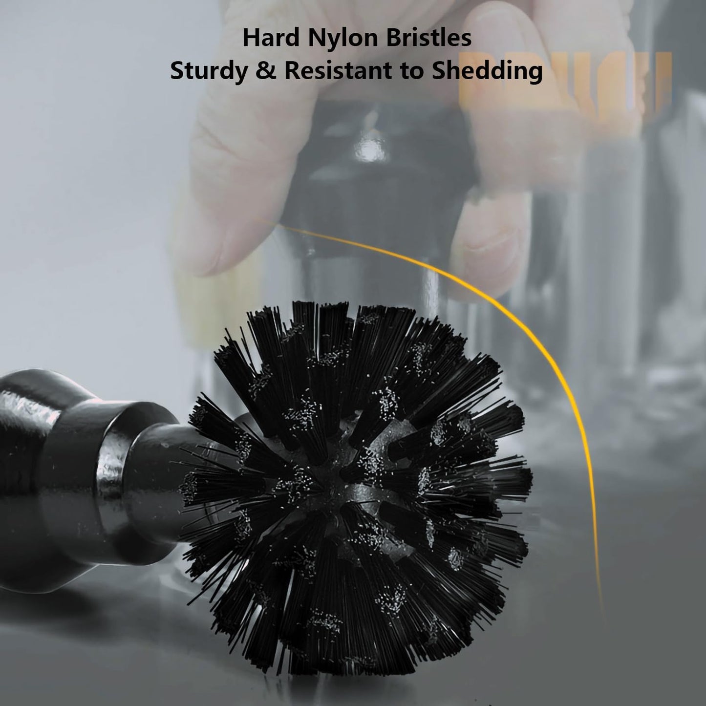 Espresso Coffee Machine Cleaning Brush Kit with Portafilter Cleaning Disc (58mm Portafilter Brush)