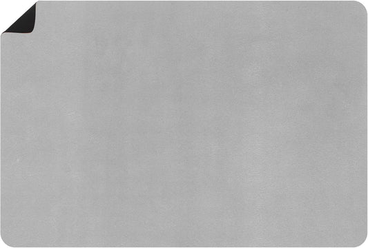 uxcell Silicone Mats for Kitchen Counter, 35.4" x 23.6" Non-Slip Countertop Protector Mat Heat Resistant Coffee Mat Waterproof Table Placemat, Gray