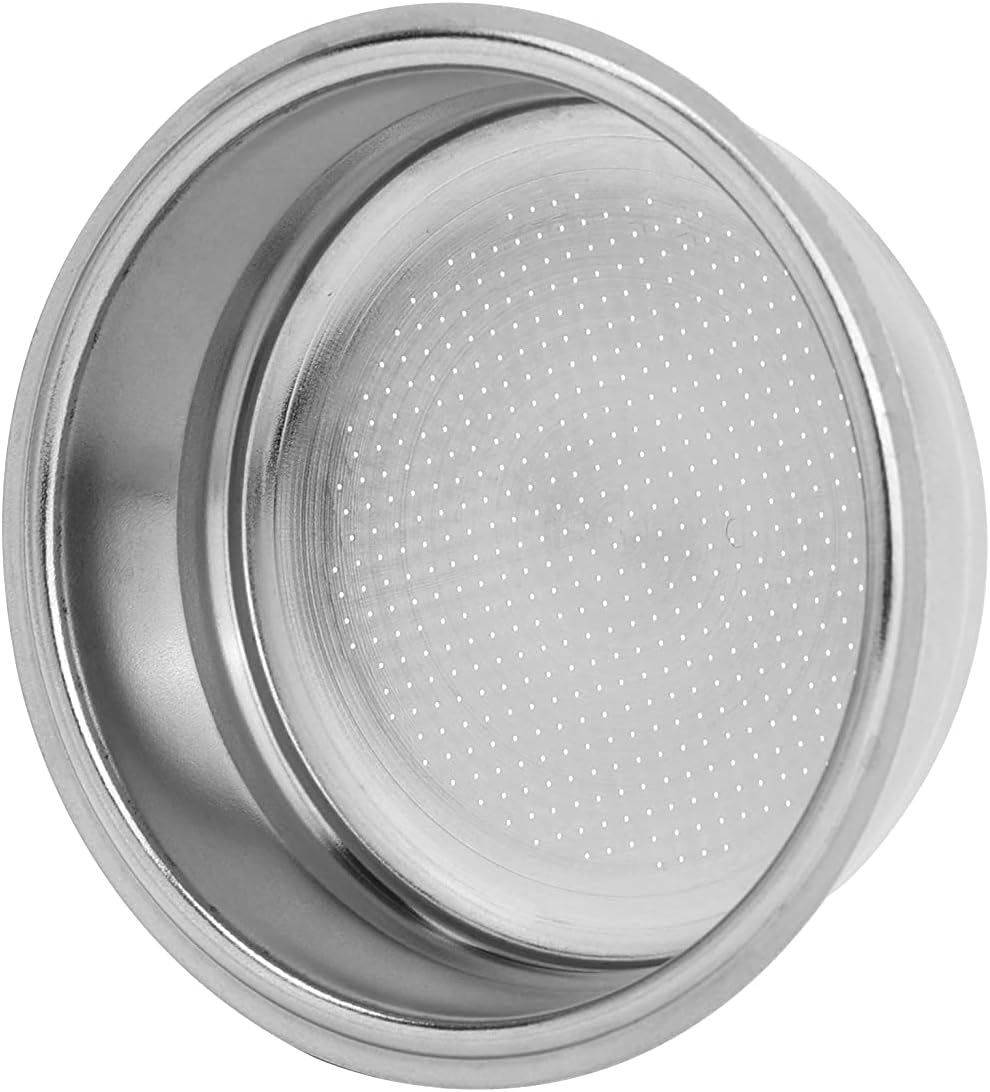 51mm Stainless Steel Coffee Filter Basket, 1 Cup Coffee 51mm Single Wall non-pressurized Filter Basket, Please check the size and shape carefully