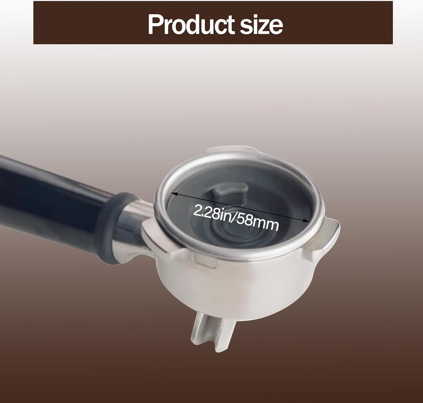 HNF 58mm Espresso Cleaning Disc For Breville Espresso Machines BES980XL.BES990.BES900XL.BES920XL 58mm Espresso Backflush Cleaning Disc (Pack of 2)