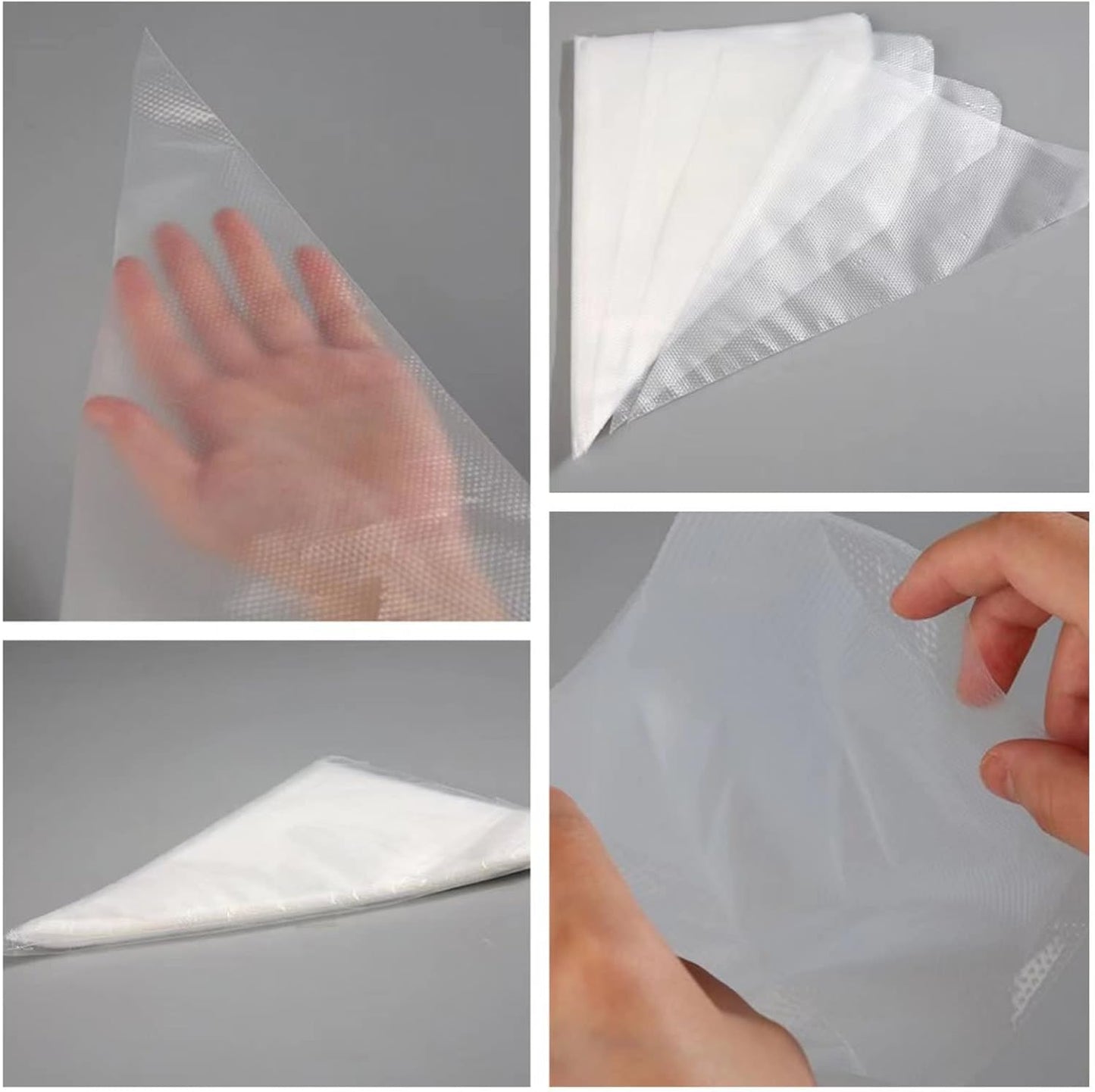 Large Pastry Bags Disposable, 100 Pcs 24 Inch Thickened Strong Decorating Bags for Frosting, Royal Icing, Professional Cake Supplies for Baking and Decorating