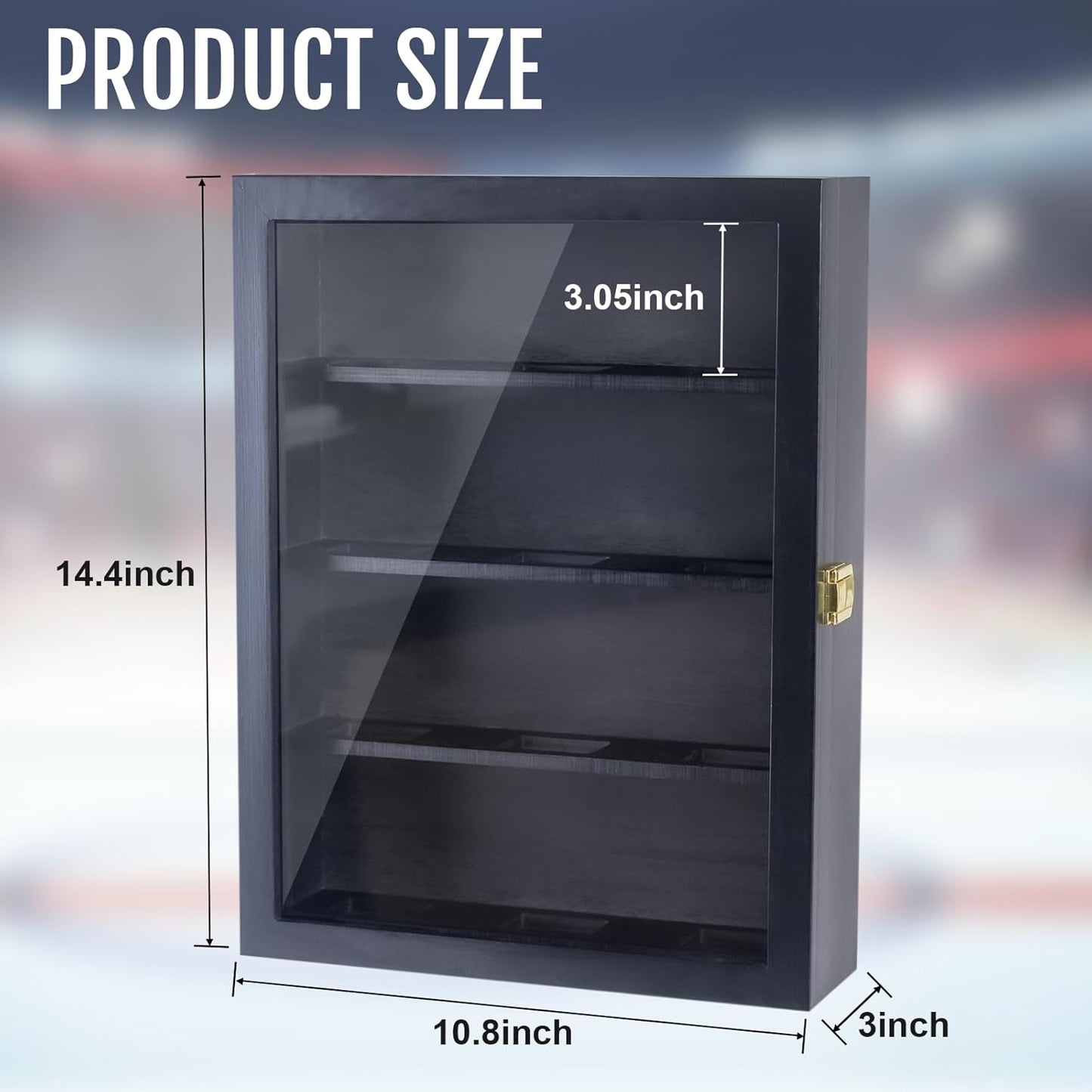12pcs Hockey Puck Display Case,Puck Display Case,Hockey Puck Case Wall Mount,Hockey Puck Holder,Hockey Puck Display Box,Hockey Puck Shadow Box