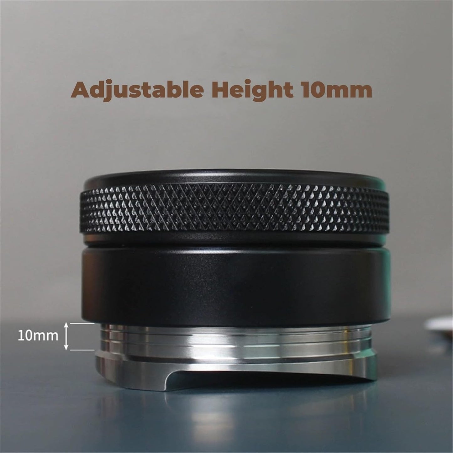 53mm Coffee Tamper & Distributor Set 53mm, Espresso Tamper Set with Spring Loaded and Base, Coffee Machine Accessories 54mm Calibrated Tampers for Breville Portafilter with Coffee Cleaning Brush