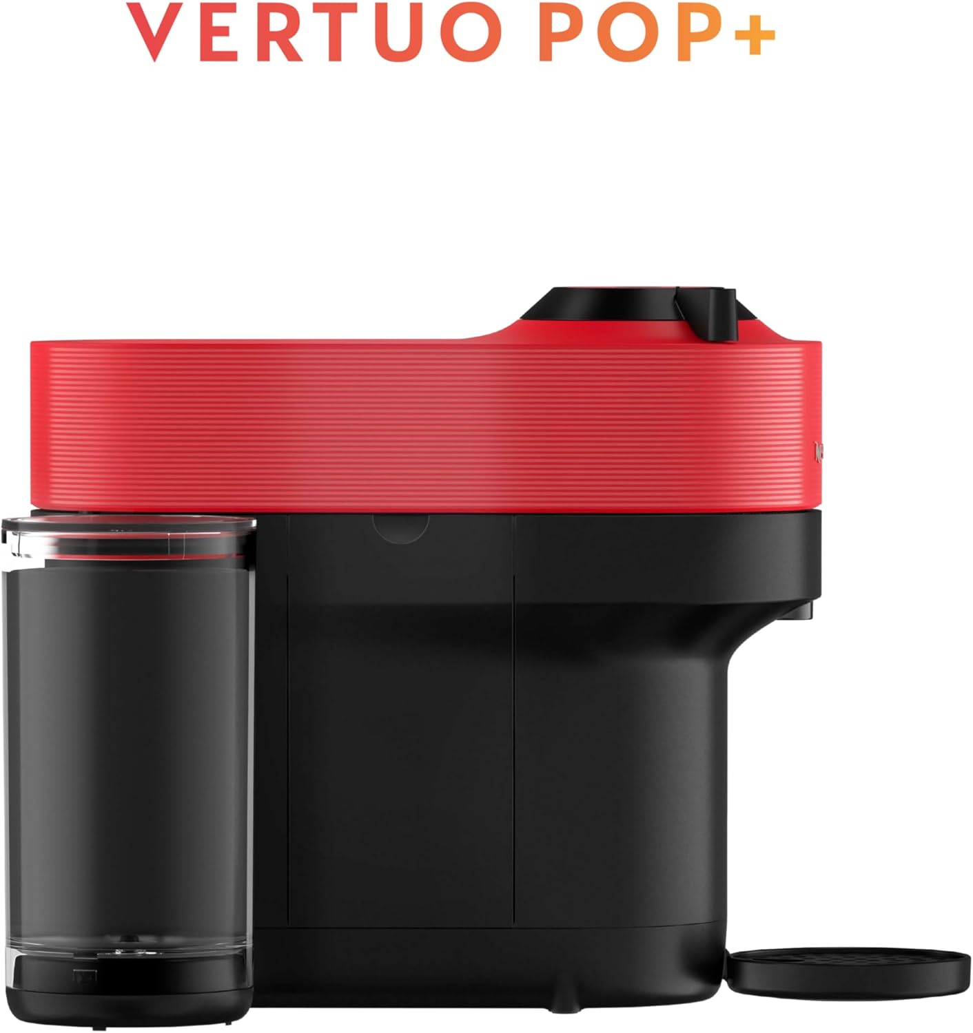 Nespresso Vertuo Pop+ Coffee and Espresso Maker by Breville with Milk Frother, Spicy Red