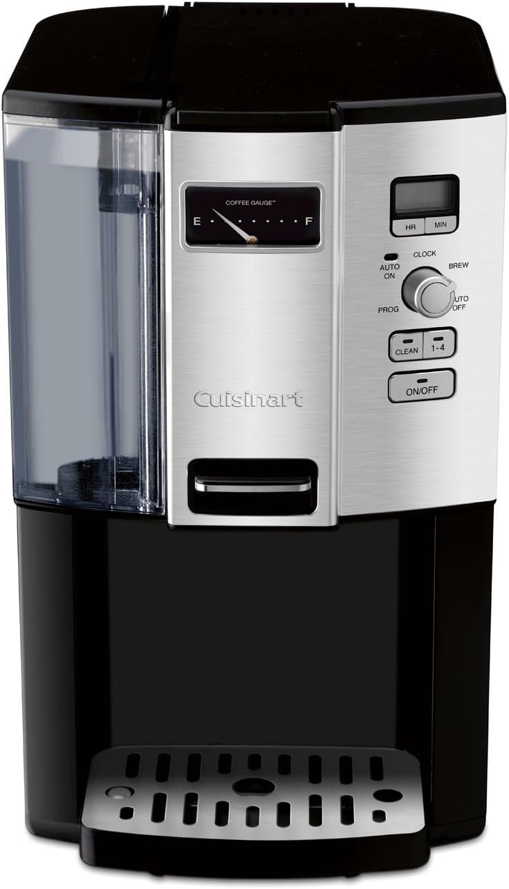 Cuisinart Coffee Maker, 12 Cup Programmable Drip, DCC-3000P1, Black & GTF-B Gold Tone Coffee Filter, Basket, Burr Mill