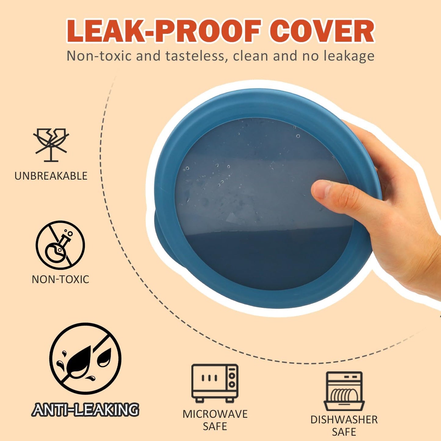 40oz wheat straw bowls with lids set of 4,cereal bowls with covers anti-leaking,unbreakable salad container for lunch, dishwasher safe bowl sets for kitchen. Vibrant Series