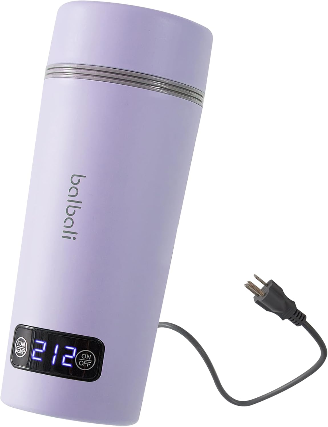 balbali Dual Voltage Travel Kettle 100-250V - 12oz Portable Water Boiler/Warmer/Heater for Boiling Water - 4 Preset Temperature Control Portable Tea Kettle Electric Travel - Purple