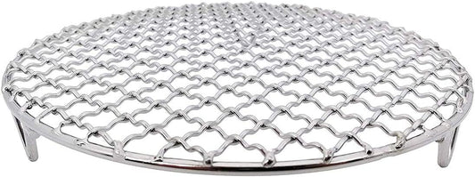 6.5" Round Cooling Rack Baking 304 Stainless Steel Versatile Steaming Grilling Fit Air Fryer,Cake Pan, Oven