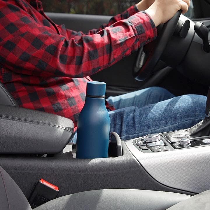 BJPKPK Insulated Water Bottles, 18 oz Stainless Steel Metal Water Bottle with Strap, BPA Free Leak Proof Thermos, Mugs, Flasks, Reusable Water Bottle for Sports & Travel, Brick Red