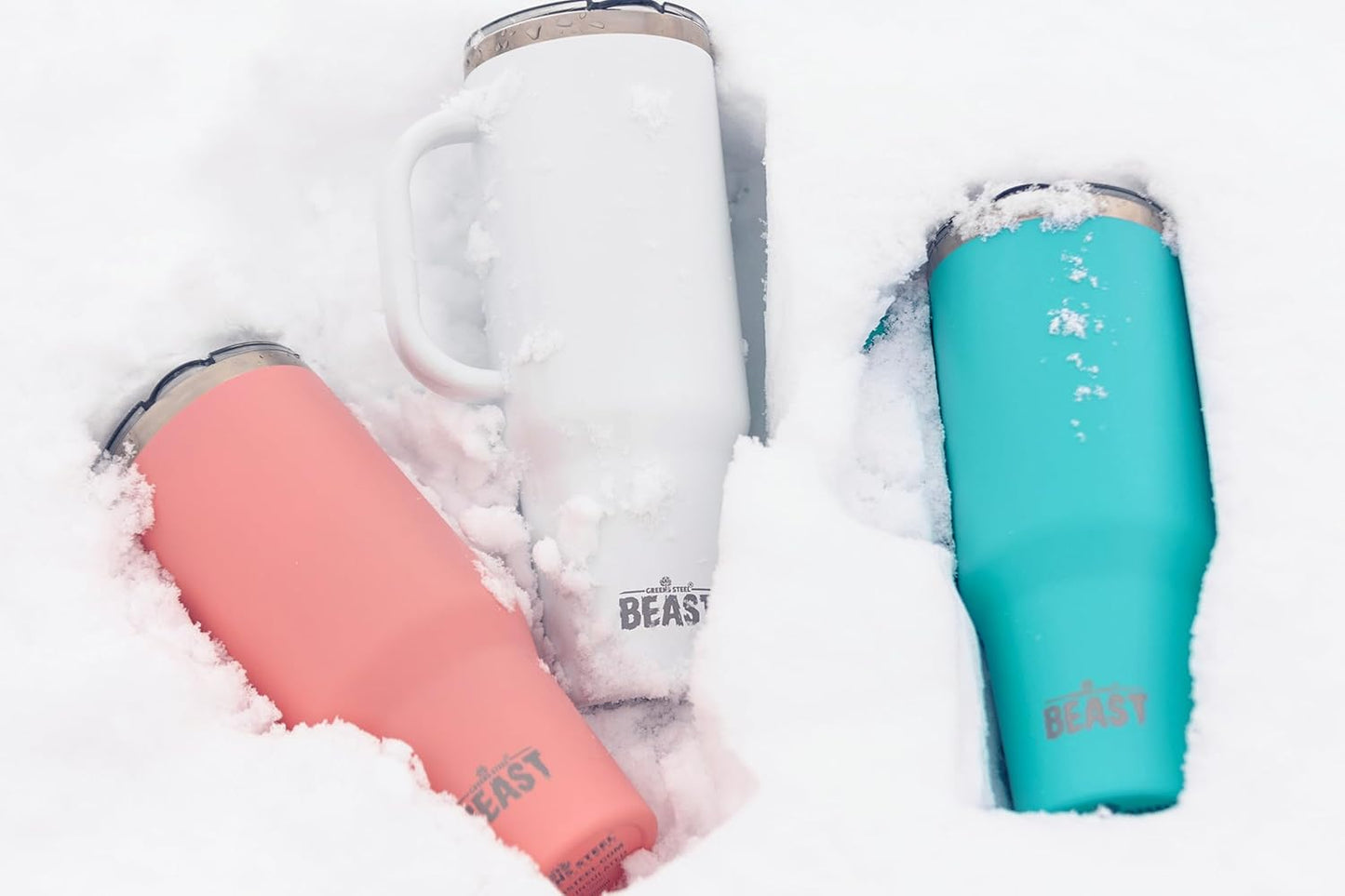 Beast 50 oz Tumbler Stainless Steel Vacuum Insulated Coffee Ice Cup Double Wall Travel Flask (Aqua Blue)