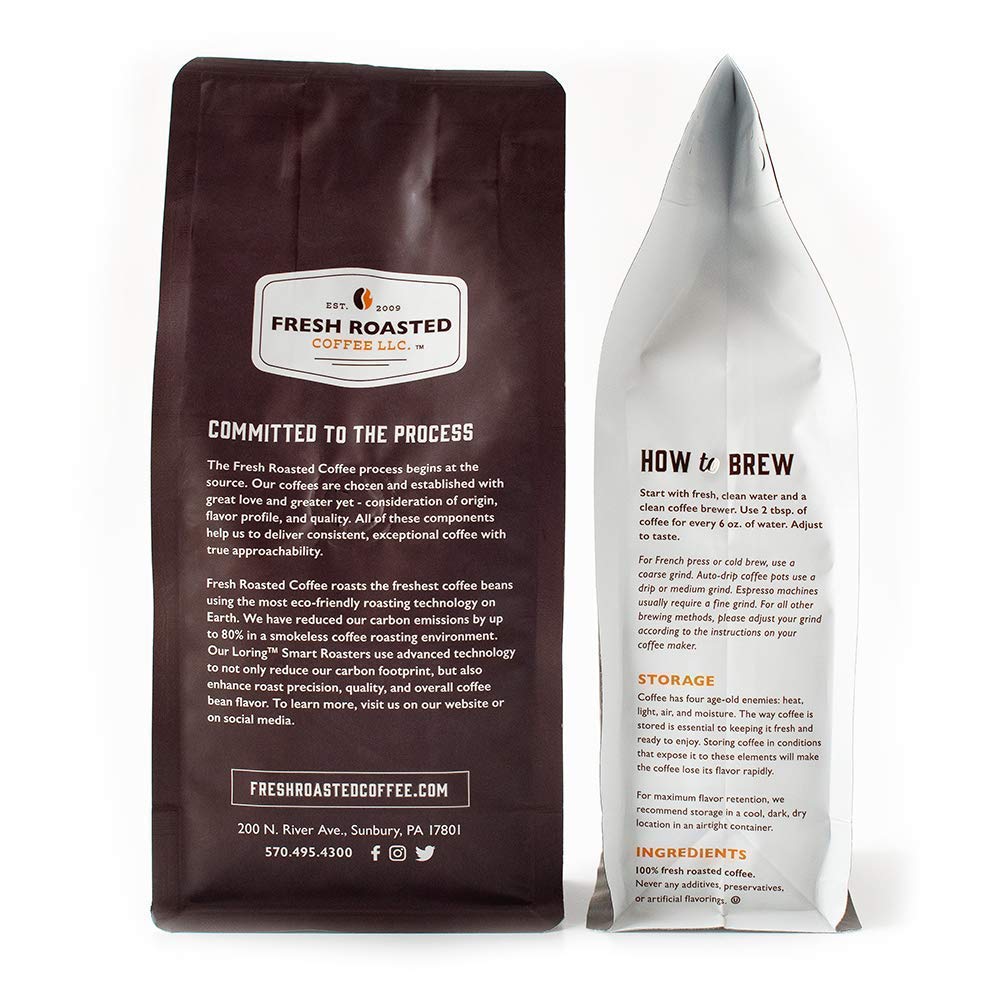 Fresh Roasted Coffee, Guatemala Huehuetenango | 5 lb (80 oz) | Single Origin | Medium Roast | Kosher | Ground