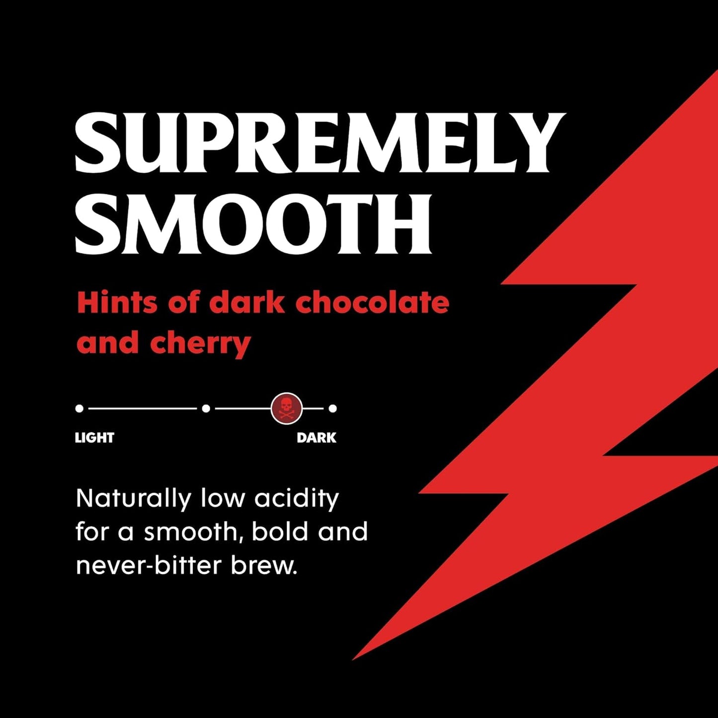 Death Wish Coffee Dark Roast Grounds -16 Oz, 2 Packs of Bold & Intense Blend of Arabica & Robusta Beans - USDA Organic Ground Coffee - Pack of 2