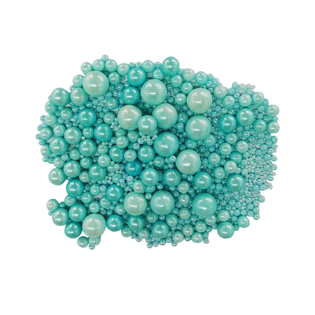 Edible Blue Sugar Pearls Candy Sprinkles 120G/ 4.23Ounce Baking Cake Sprinkles Cupcake and Cake Topper Cookie Decorations Wedding Party Valentines Halloween Christmas Supplies