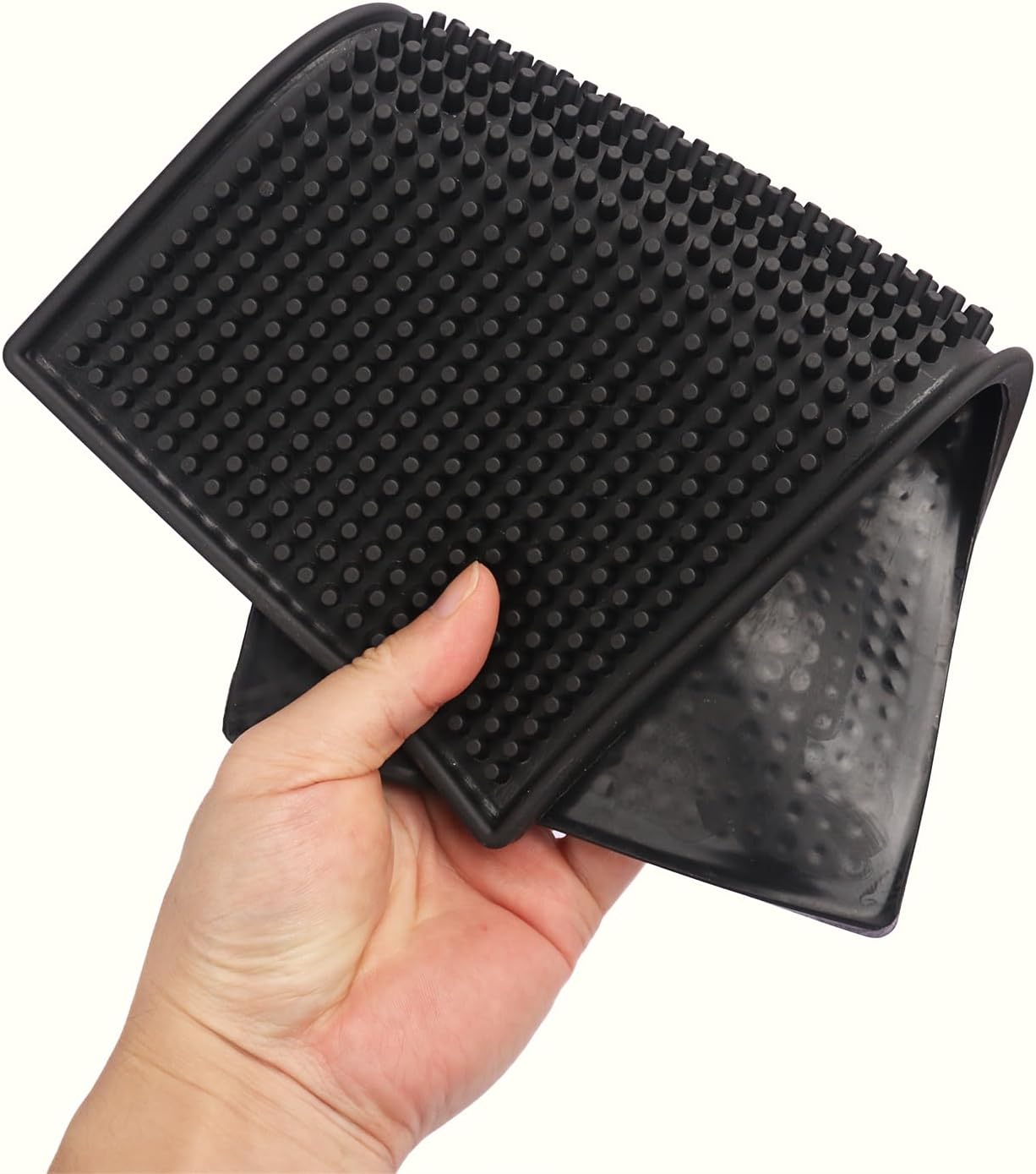 12 Pack Rubber Bar Mats, 12" x 6" Black Bar Service Mat, Spill Mat for Countertop, Bartending, Rubber Bar Mats, Efficient and Stylish Solution for Every Bartending Need,by KUKLIPJIM