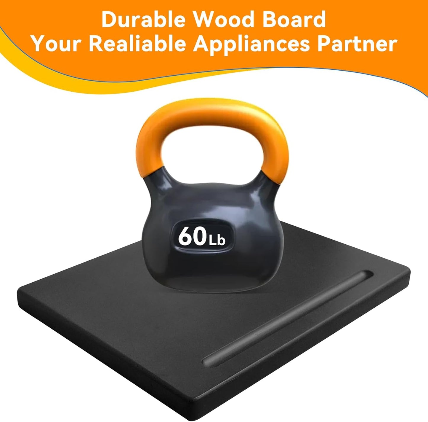 Wood Appliance Sliders with 360' Wheels, Sliding Tray for Coffee Maker & Heavy Kitchen Appliances,Countertop Appliance slider for Kitchen Appliance, Premium Wood Rolling Tray,No Assemble (Wide-Medium)