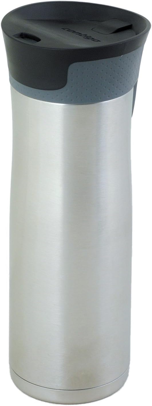Contigo West Loop 20oz Stainless Steel Vacuum-Insulated Travel Mug Spill-Proof Keeps Drinks Hot for 5 Hours Cold for 12 Hours Perfect for Commuters and Travelers