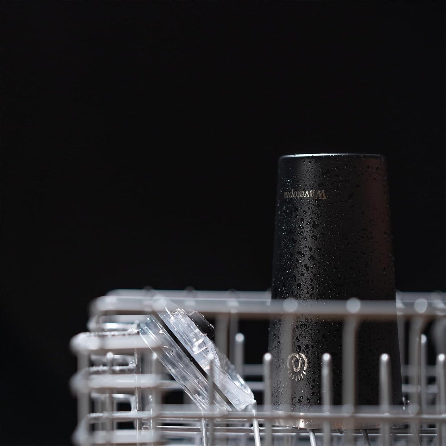 Insulated Coffee Mug with Lid, Reusable Stainless Steel Travel Coffee Cup, 16 Oz Double Wall Vacuum Spill Proof Tumbler Cups for Men and Women Hot & Cold Drinks（Black）