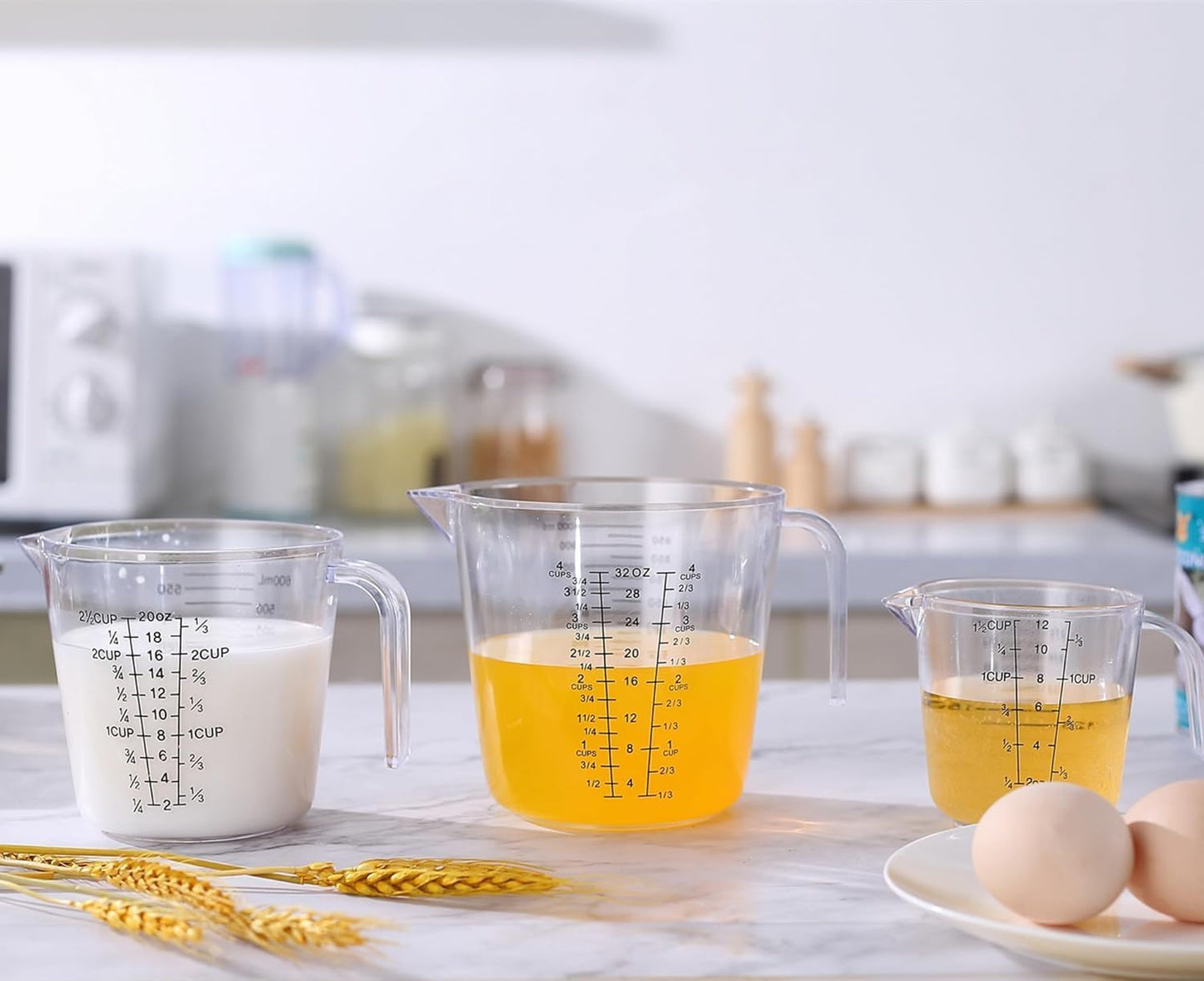 Tongjude 54 Pieces Silicone Baking Pans Set, 10 Silicone Cake Molds, Loaf Pan and Muffin Pans, Non-Stick Baking Cup, with Measuring Cups and Spoons Set, Grey