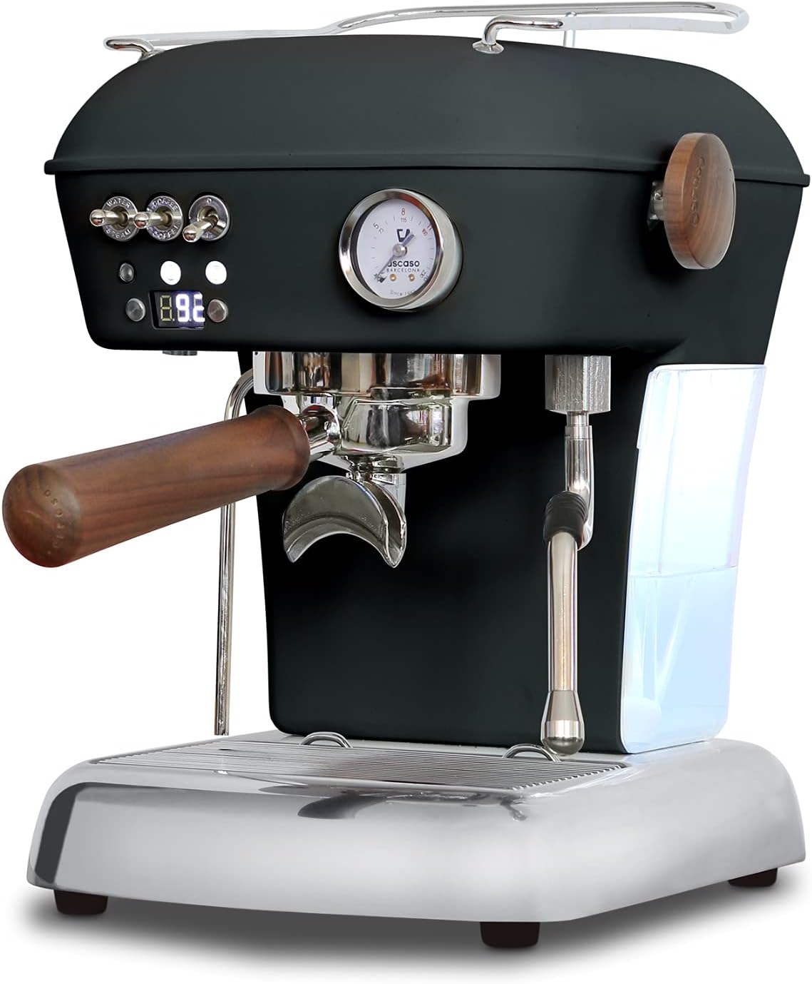 Ascaso Dream PID, Programmable Home Espresso Machine w/Volumetric Controls, 120V (Anthracite)