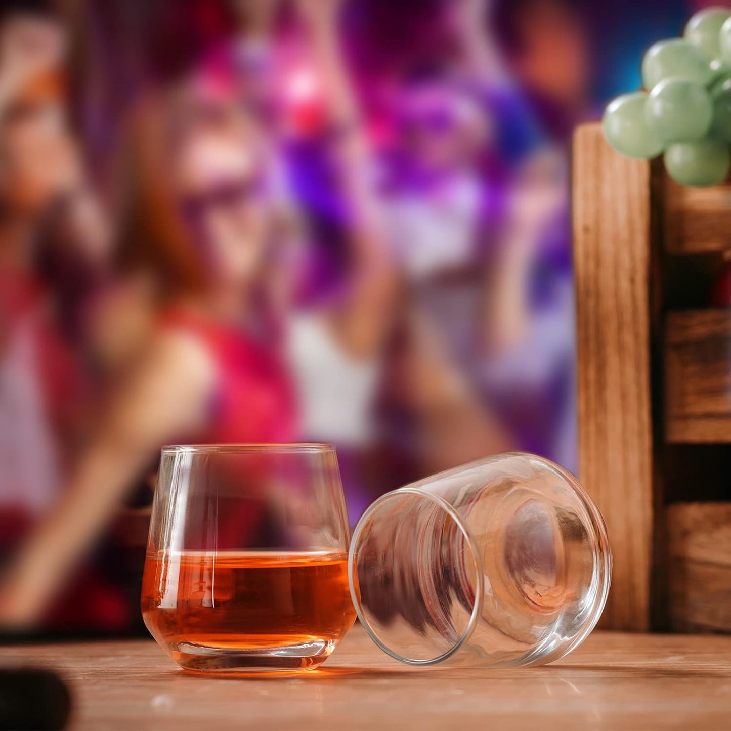 Zopeal 24 Pack Shot Glasses 3.25 oz Tequila Heavy Base Whiskey Tasting Glass Cups Small Liquor and Spirit Bar Shooter for Drinking Tasting Espresso Beer Juice