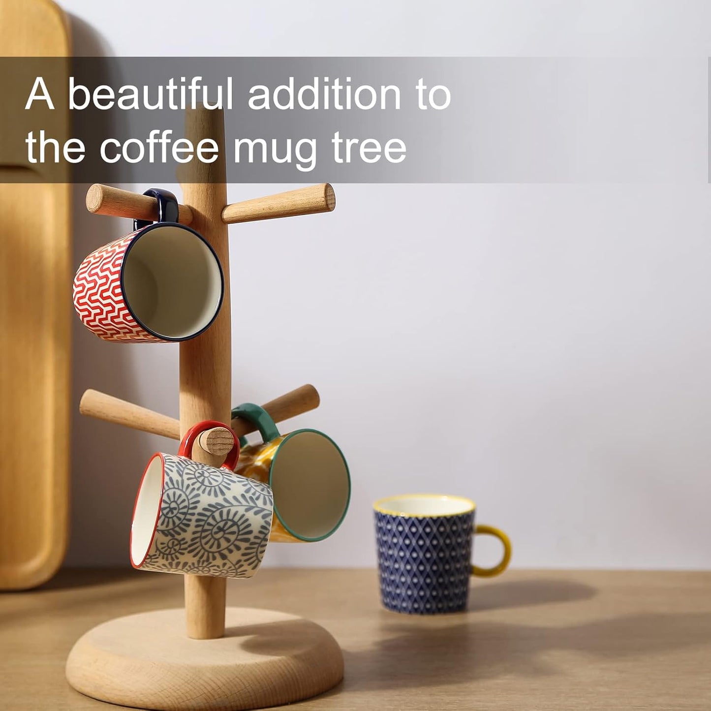 KitchenTour Porcelain Espresso Cups 4 ounce set of 4 for Coffee Machine - Ceramic Demitasse Cups for Latte,Turkish Coffee, Nespresso Lungo, Cappuccino, Tea - Small Shot Mug Bohemia Style